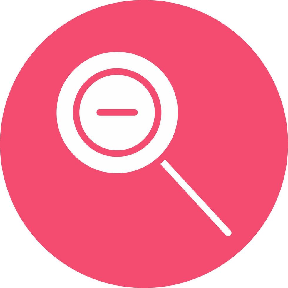 Search Minus Vector Icon Design