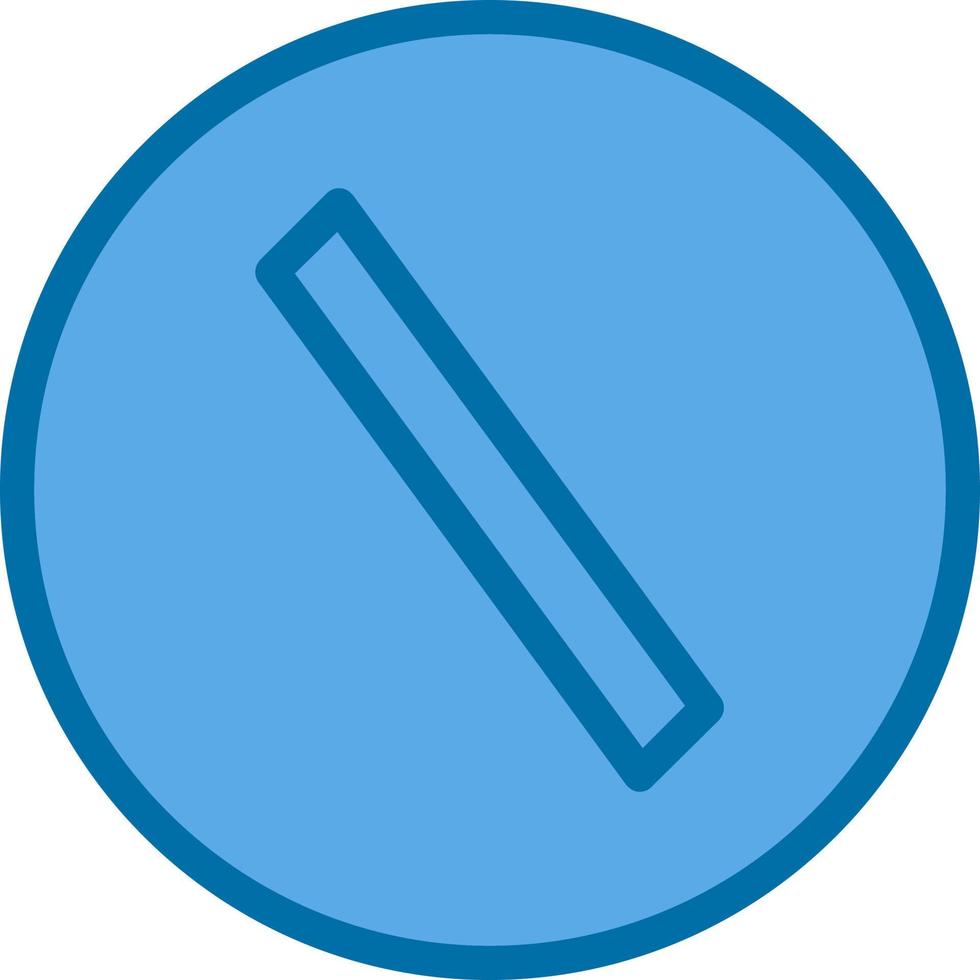 Slash Vector Icon Design