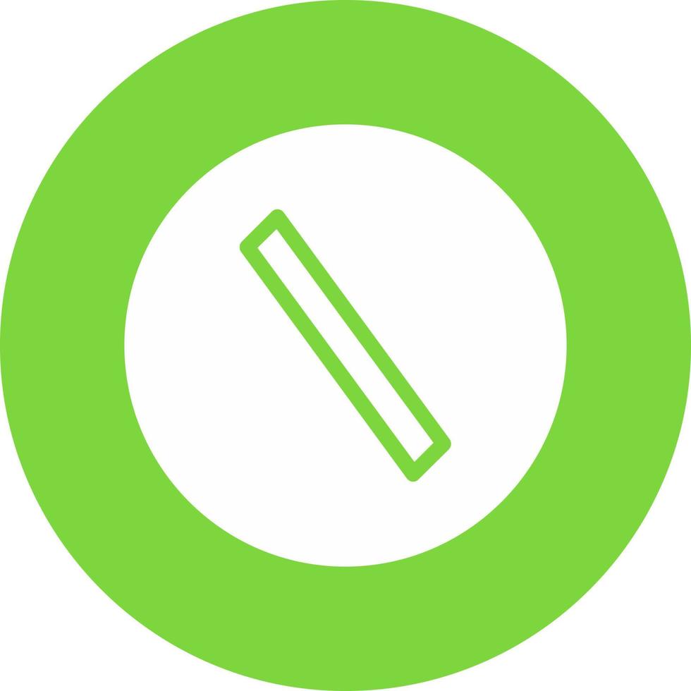 Slash Vector Icon Design