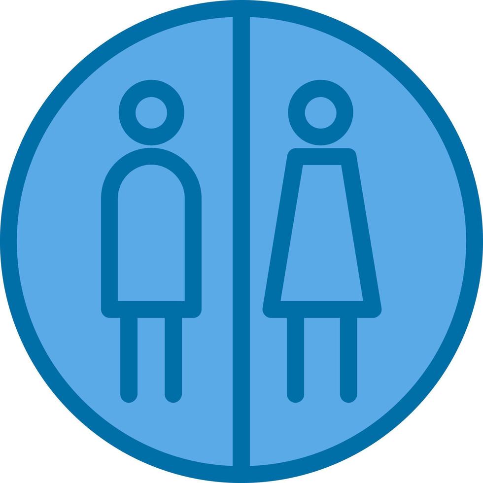 Restroom Vector Icon Design