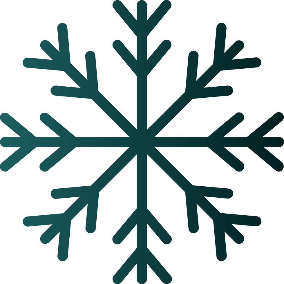 Snowflake Vector Icon Design