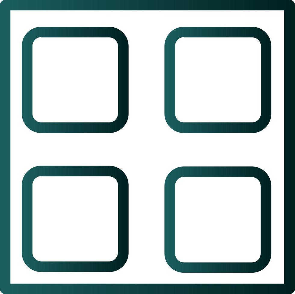 Square Full Vector Icon Design