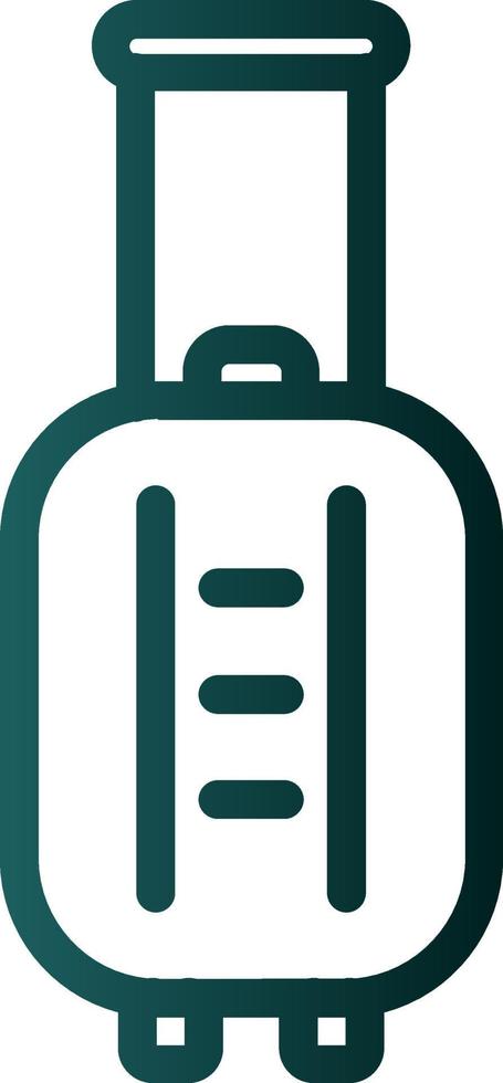 Suitcase Rolling Vector Icon Design