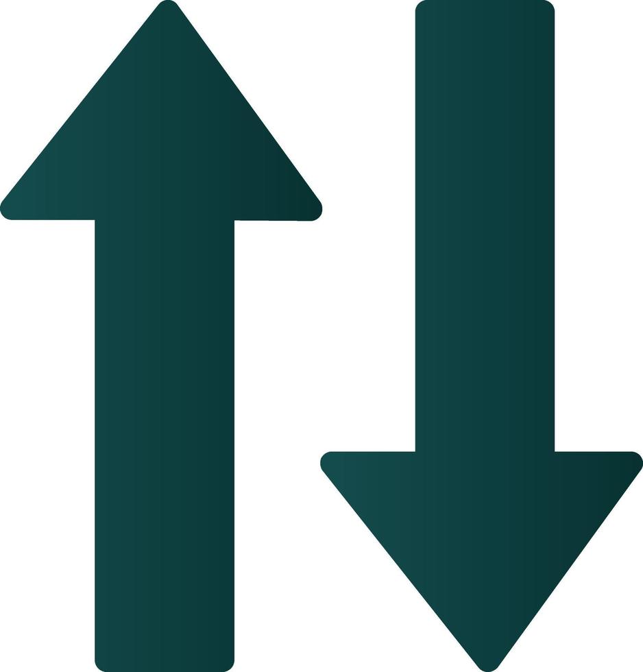 Sort Alpha Down Vector Icon Design