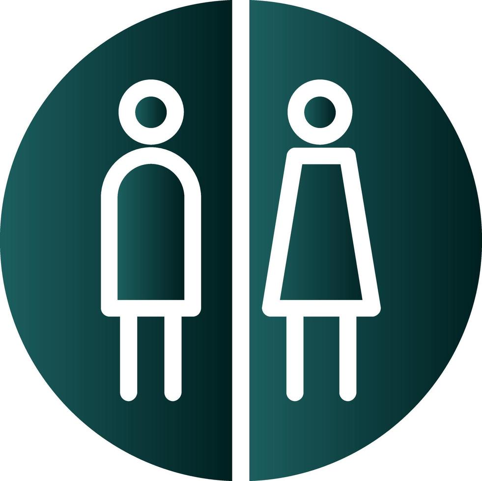 Restroom Vector Icon Design