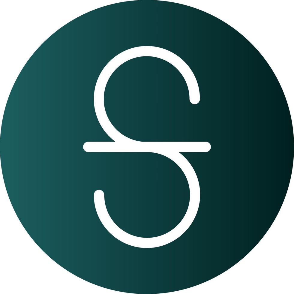 Strikethrough Vector Icon Design