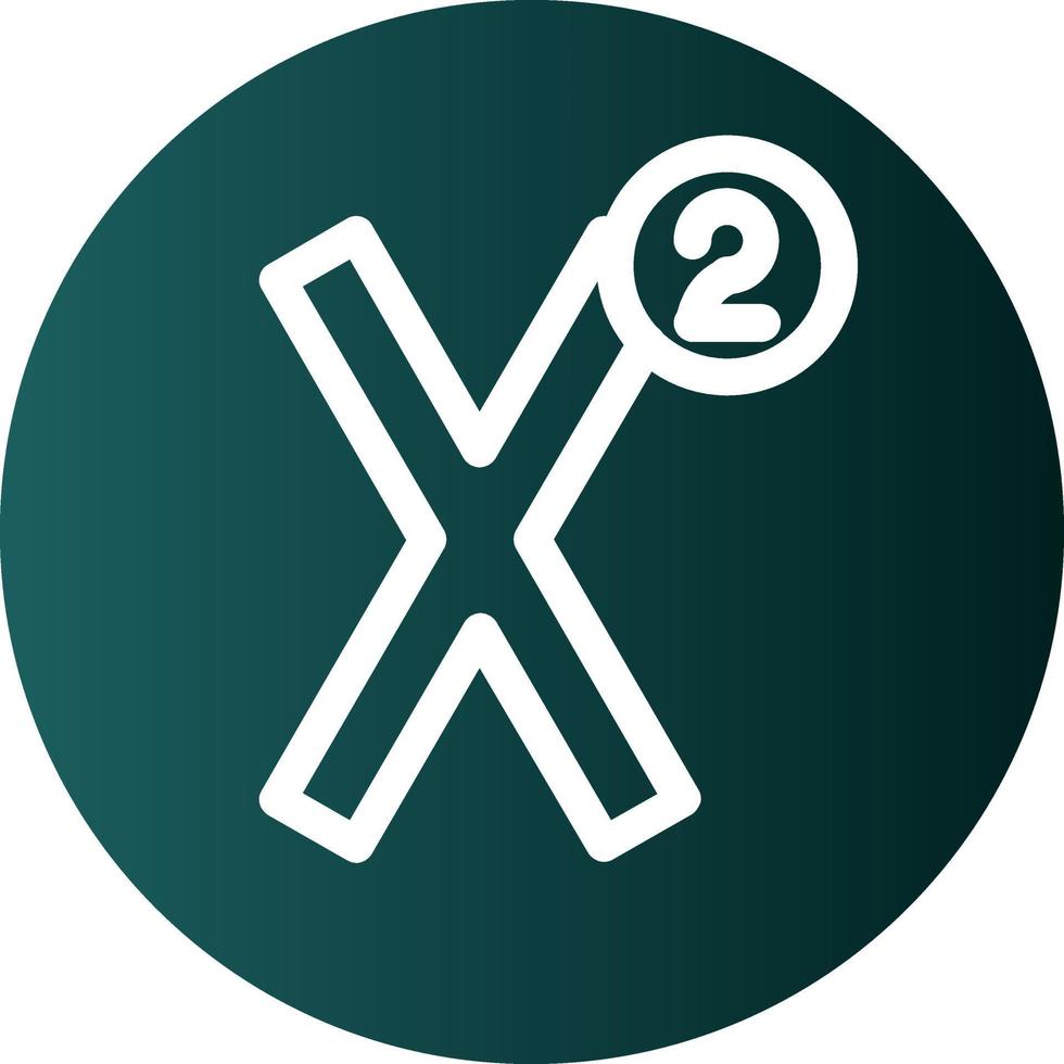 Superscript Vector Icon Design