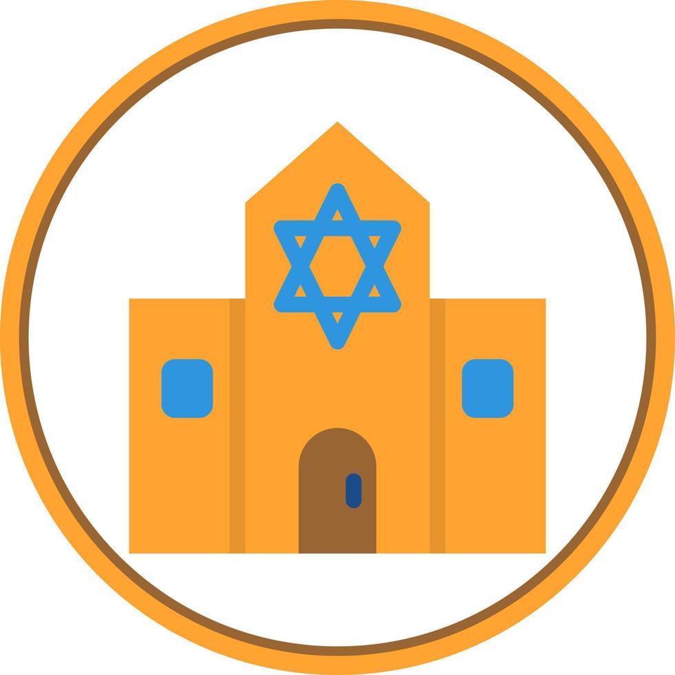 Synagogue Vector Icon Design