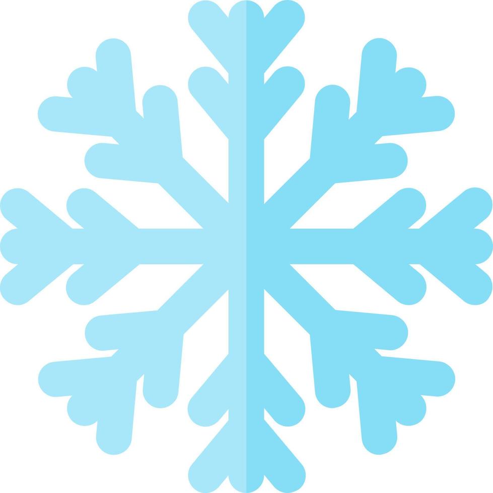 diseño de icono de vector de copo de nieve