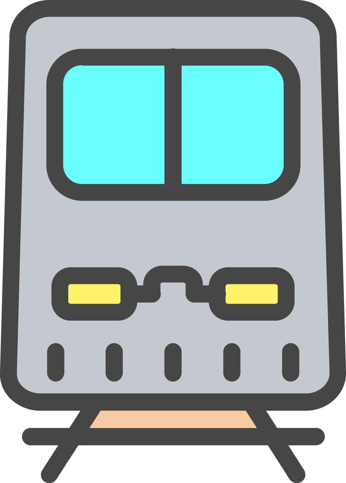 diseño de icono de vector de metro