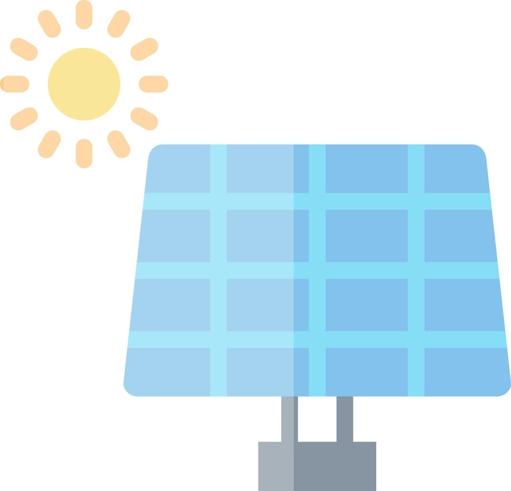 Solar Panel Vector Icon Design