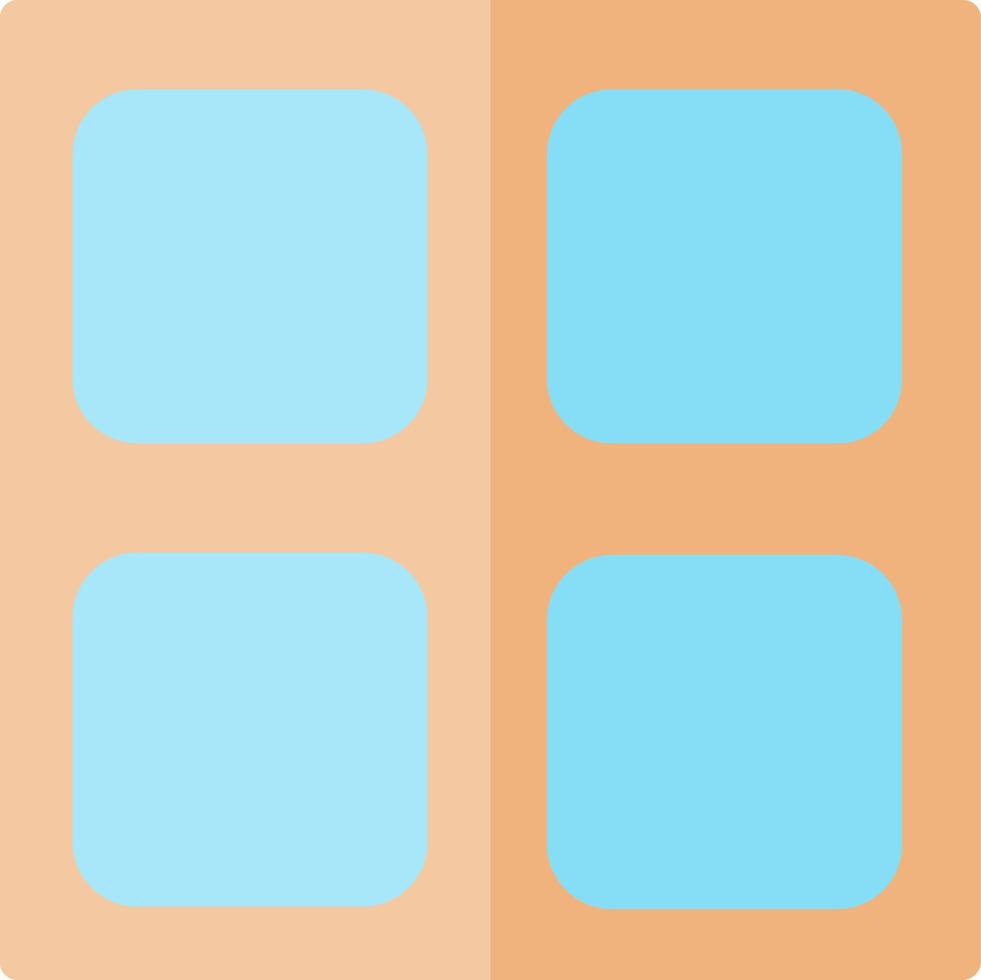 Square Full Vector Icon Design