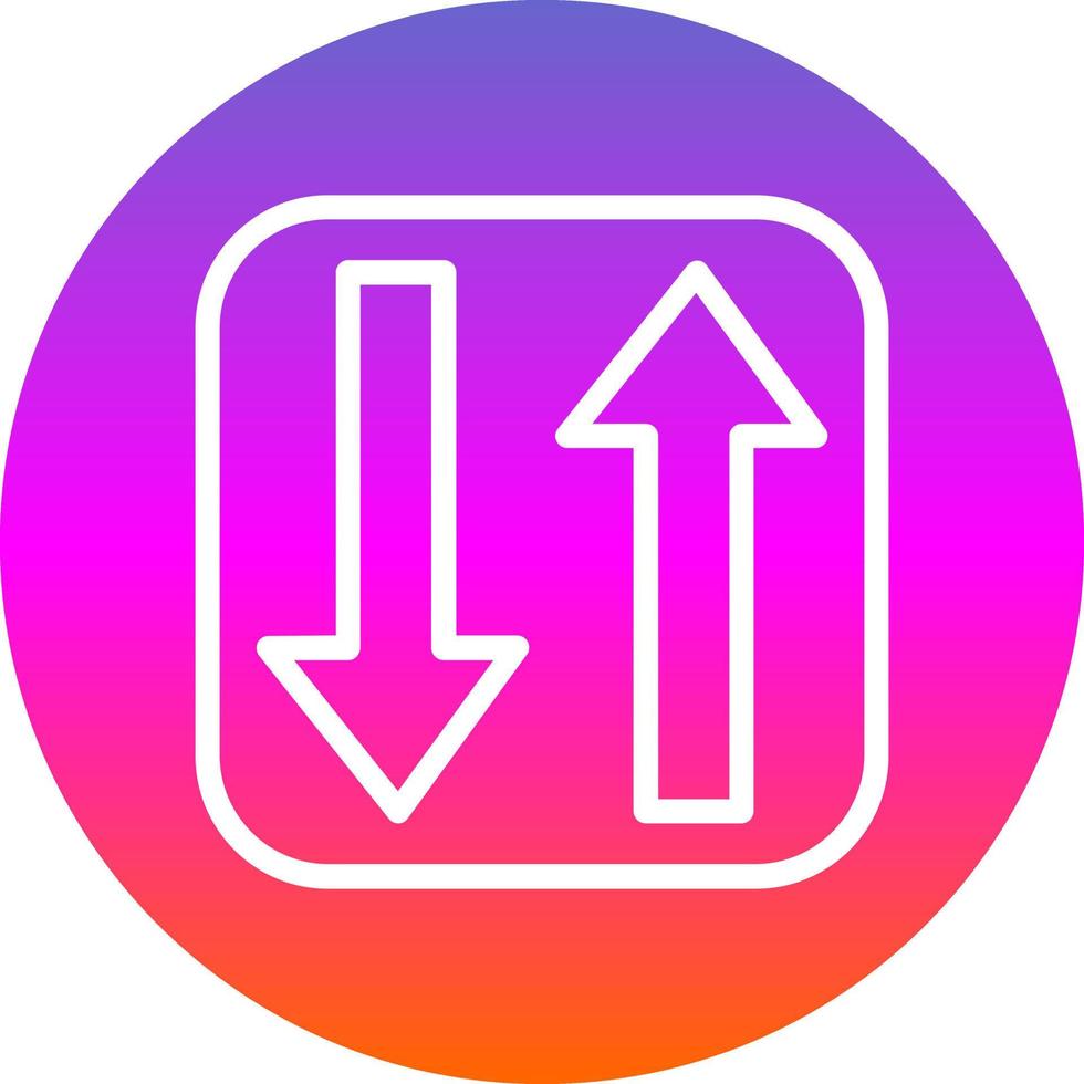 Sort Alpha Up Alt Vector Icon Design