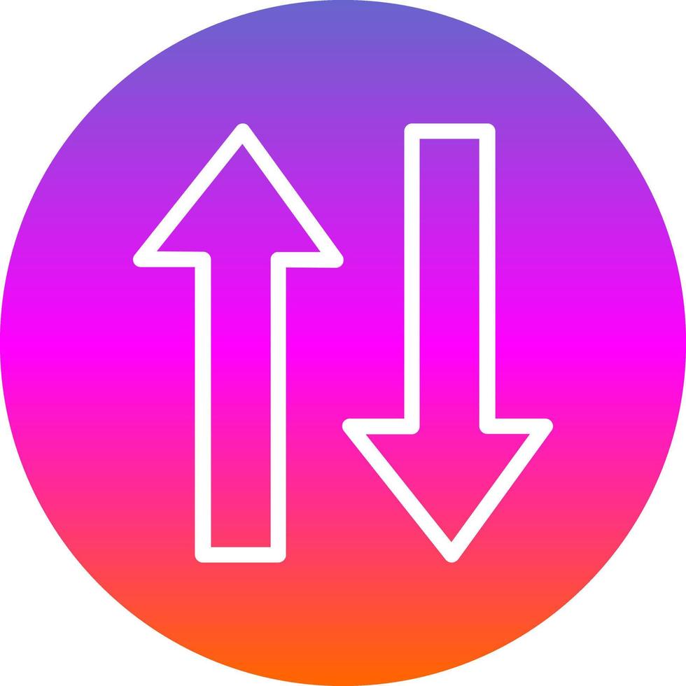 Sort Alpha Down Vector Icon Design