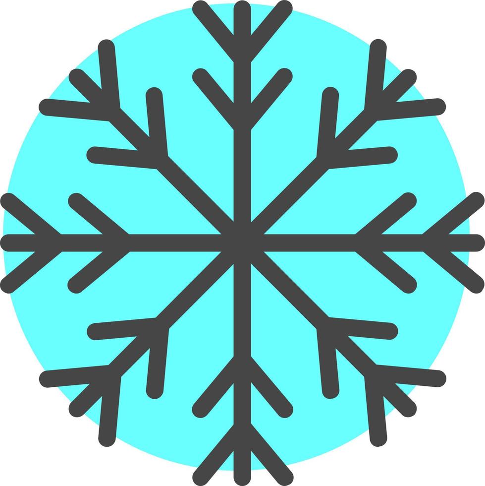 Snowflake Vector Icon Design