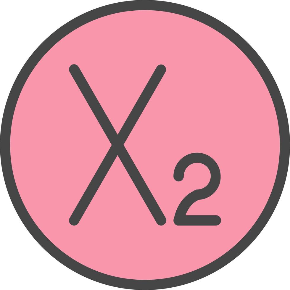 Subscript Vector Icon Design