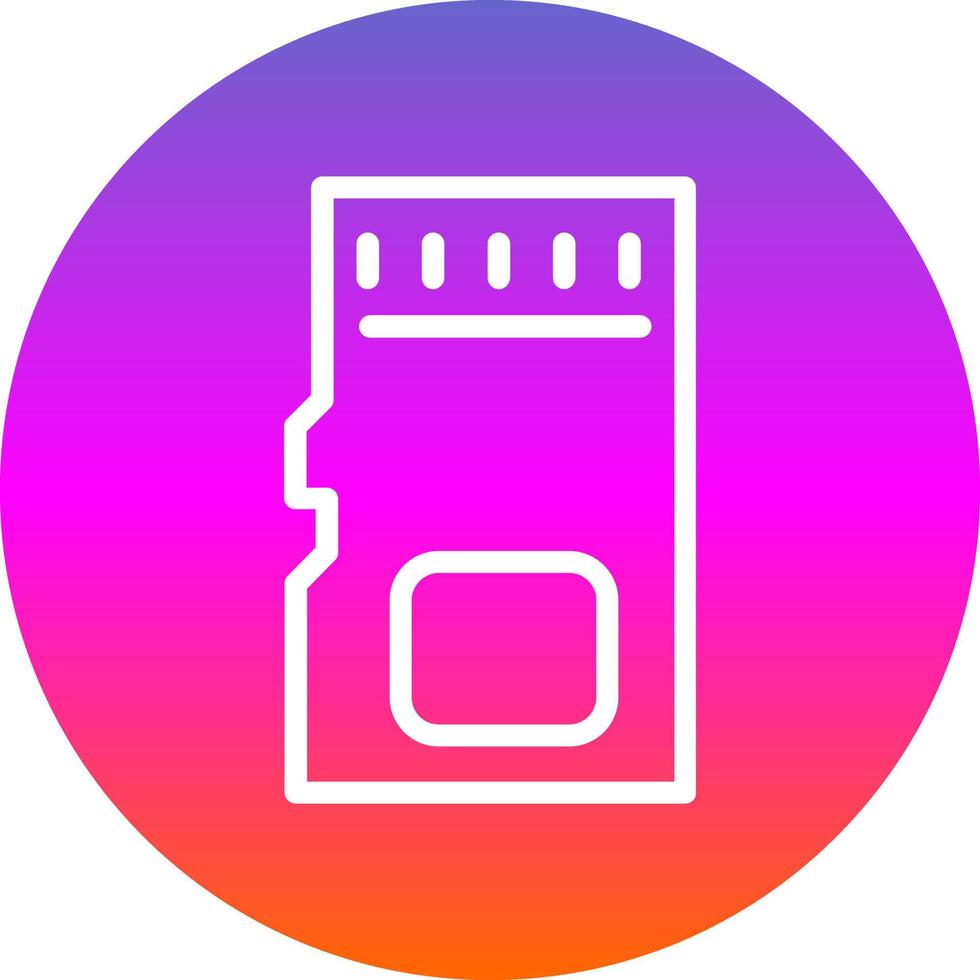 Sd Card Vector Icon Design