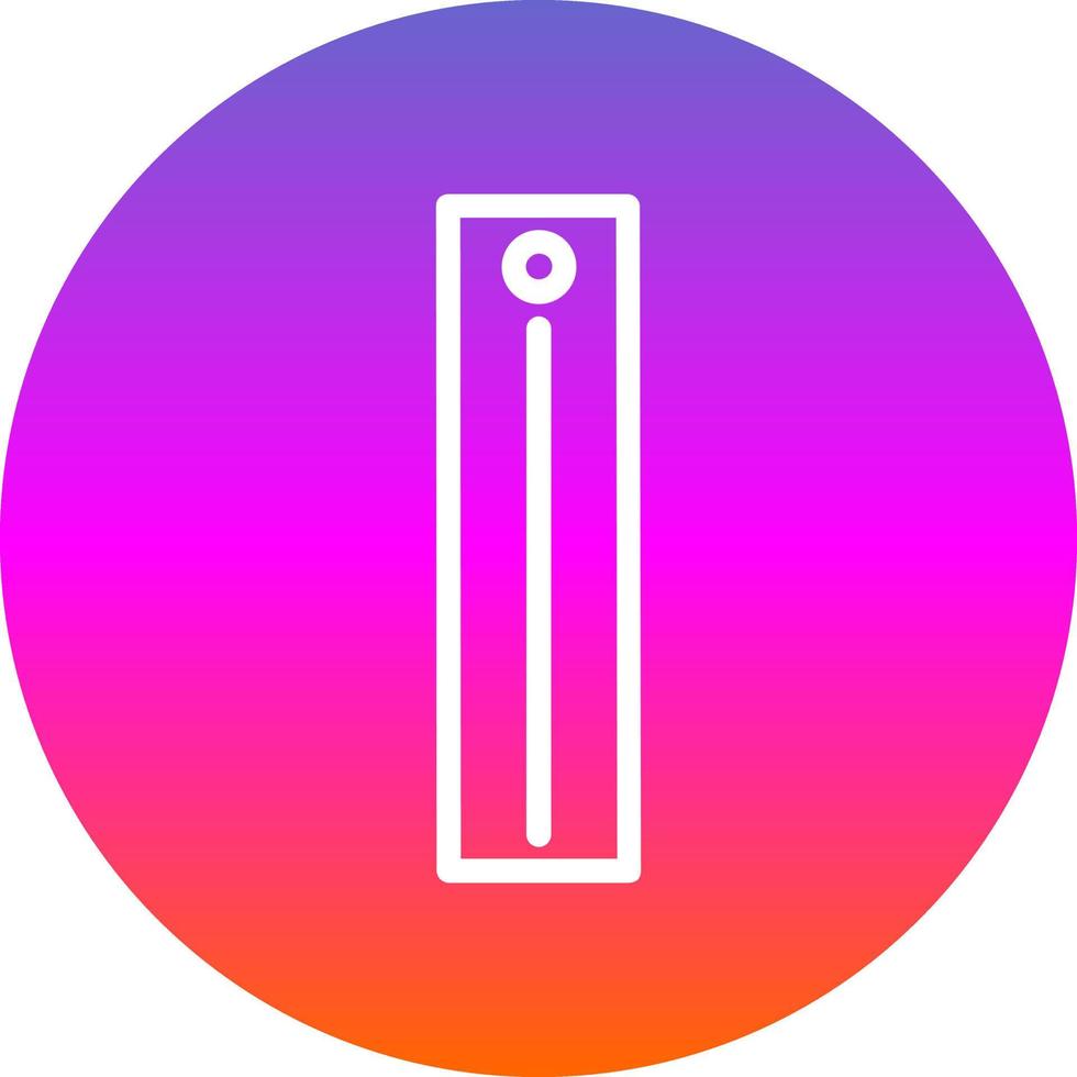 Ruler Vertical Vector Icon Design