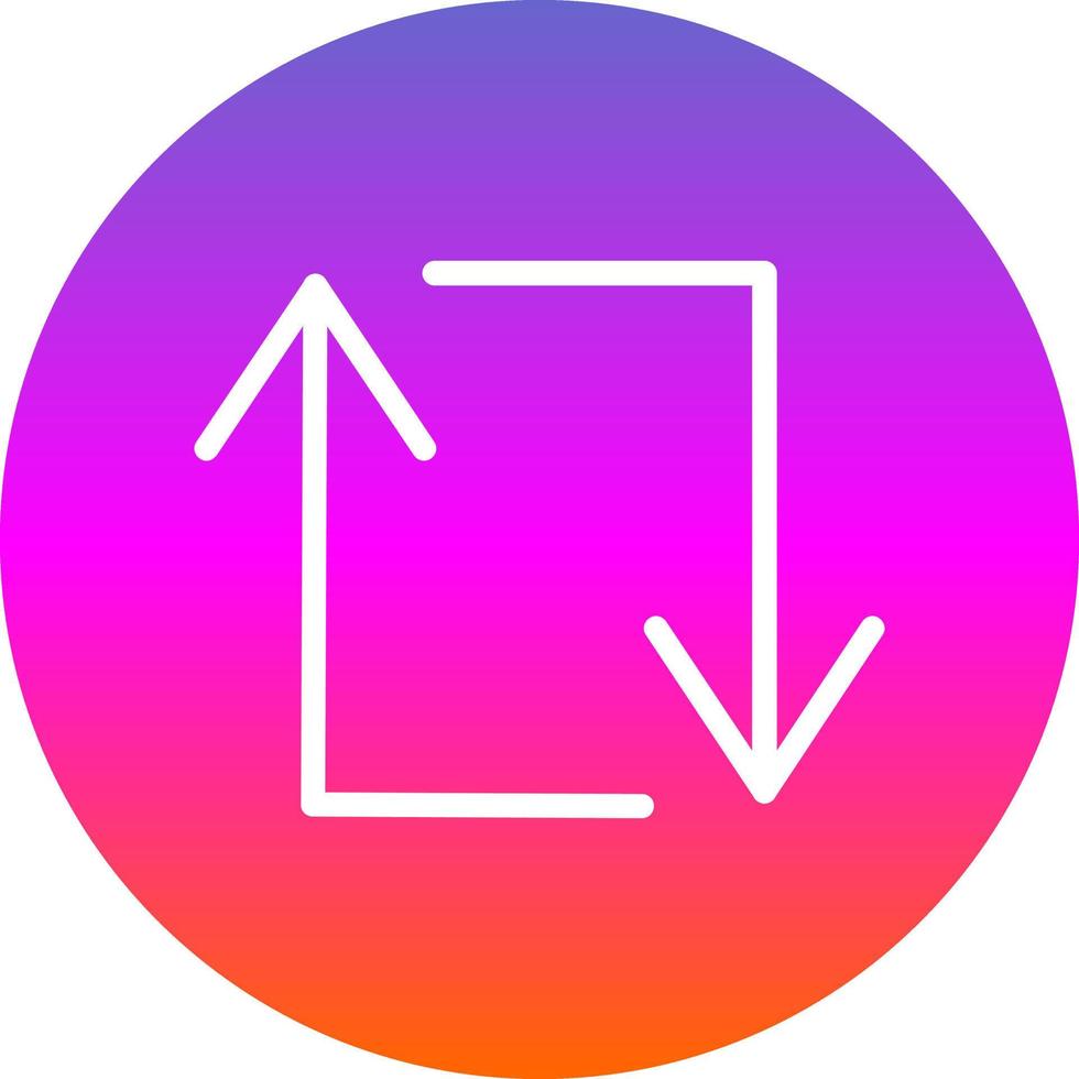 Retweet Vector Icon Design