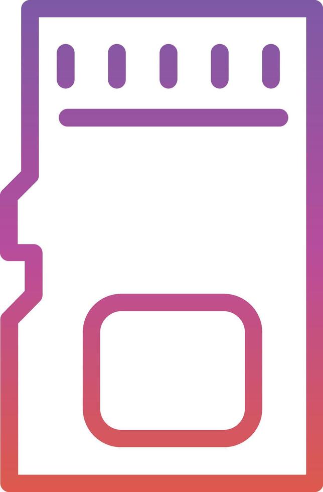 Sd Card Vector Icon Design