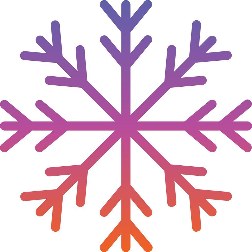 Snowflake Vector Icon Design