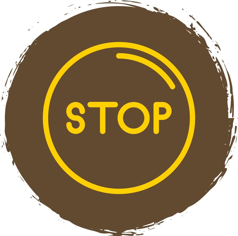 Stop Circle Vector Icon Design