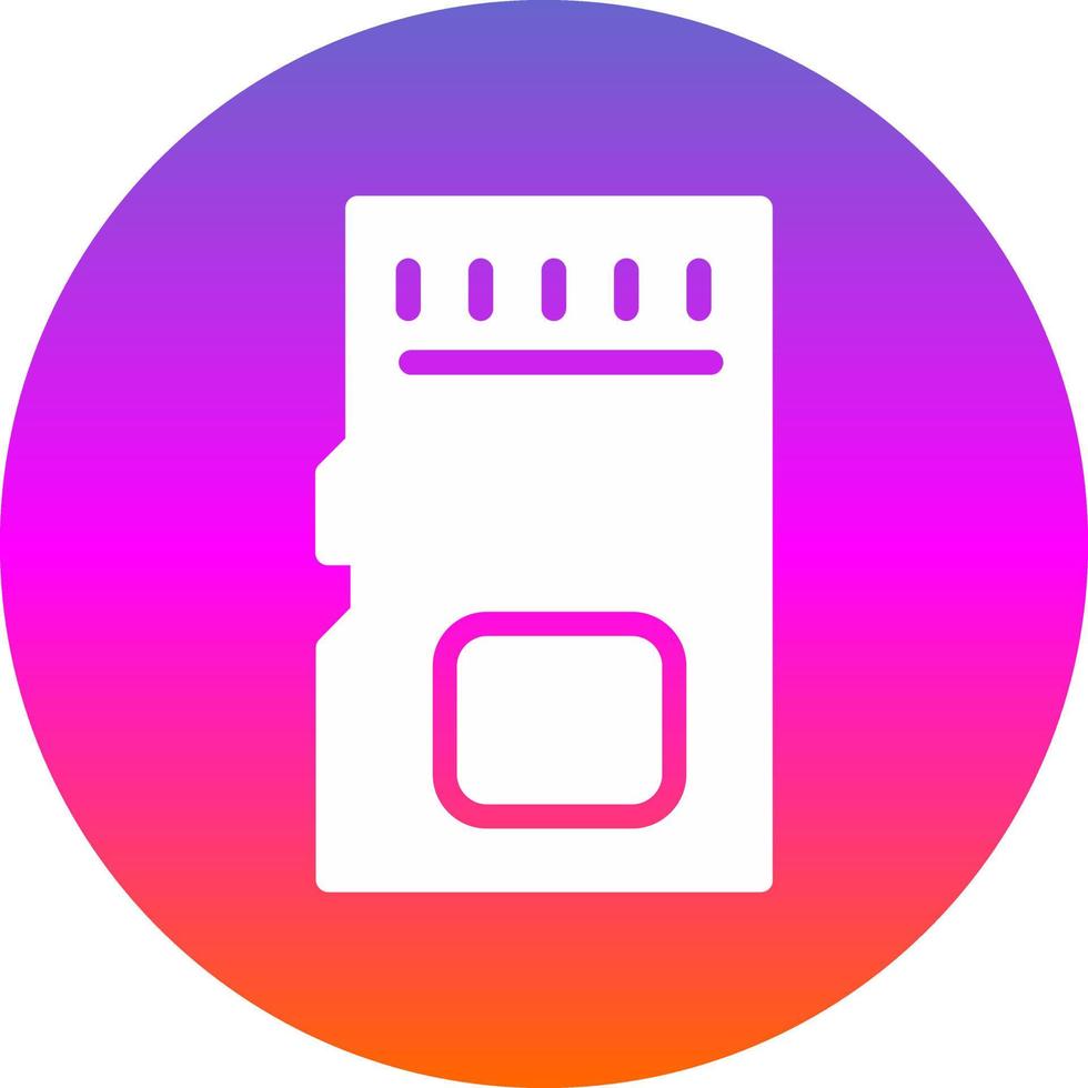 Sd Card Vector Icon Design