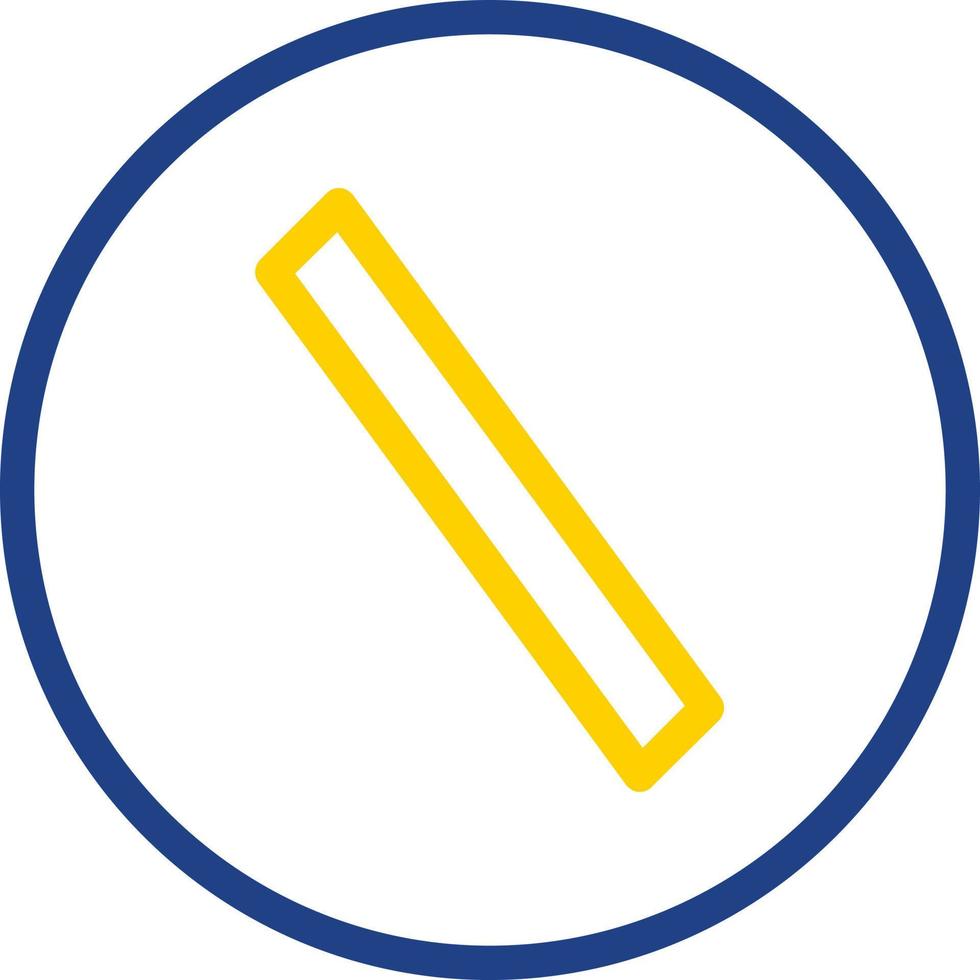 Slash Vector Icon Design
