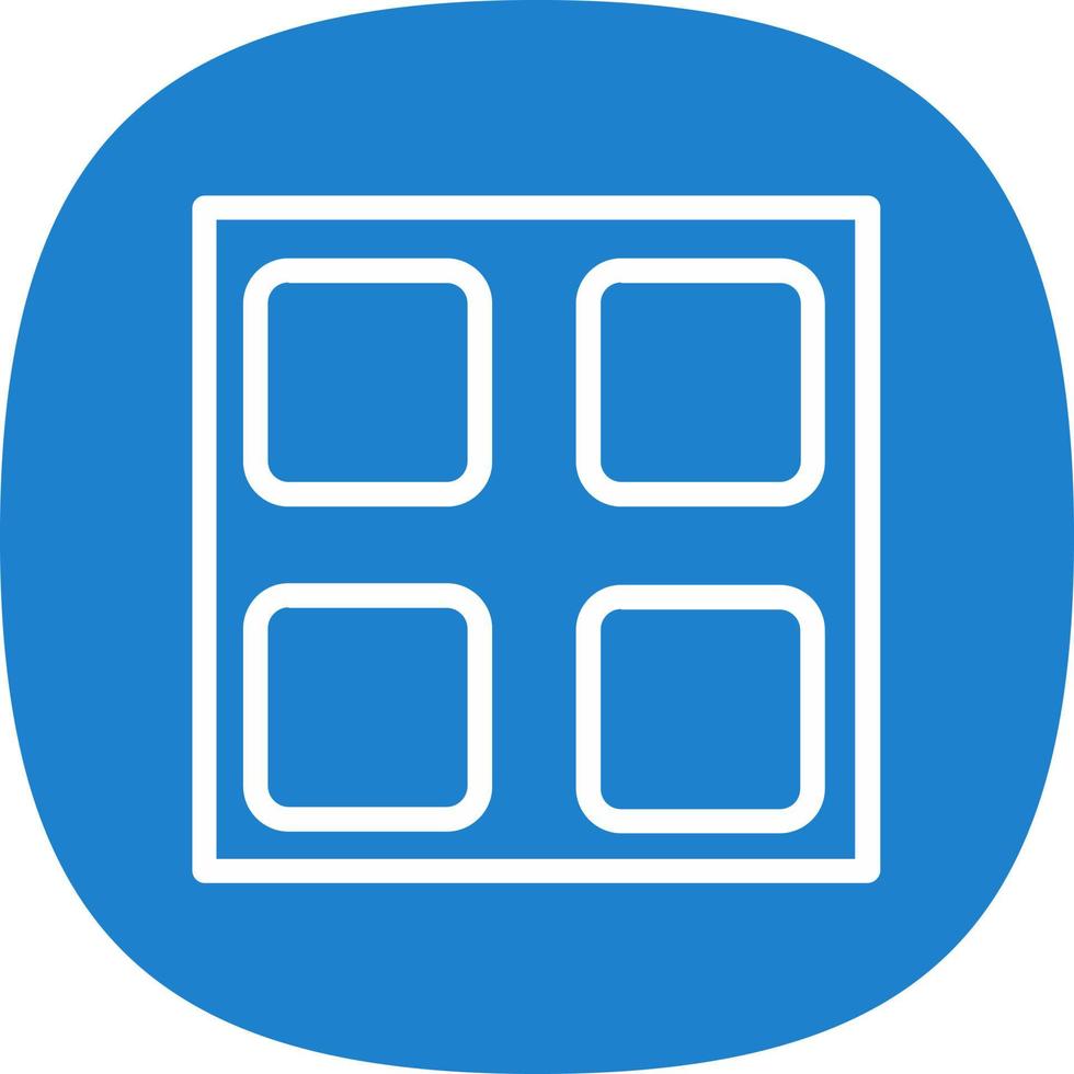Square Full Vector Icon Design
