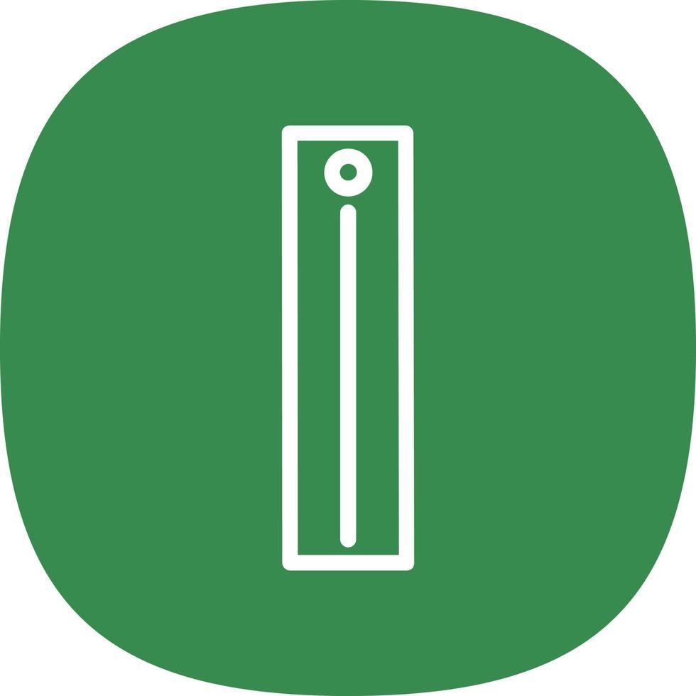 Ruler Vertical Vector Icon Design