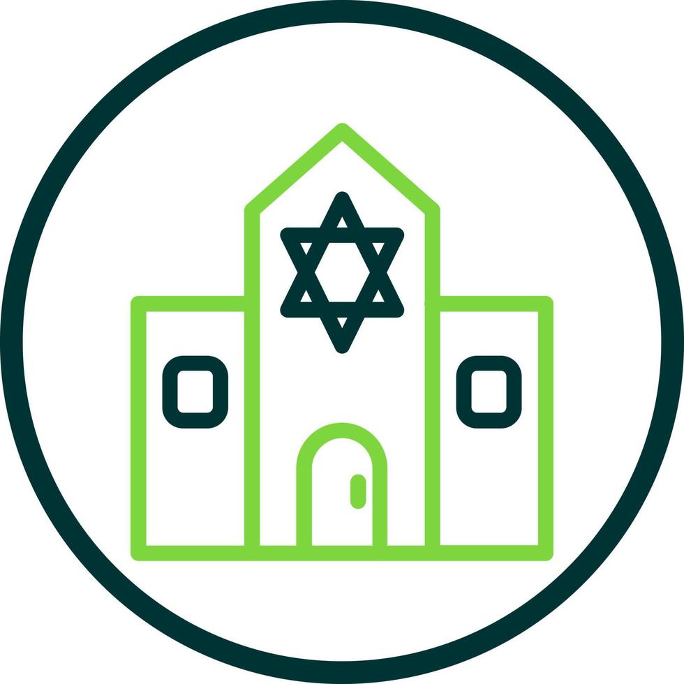 Synagogue Vector Icon Design