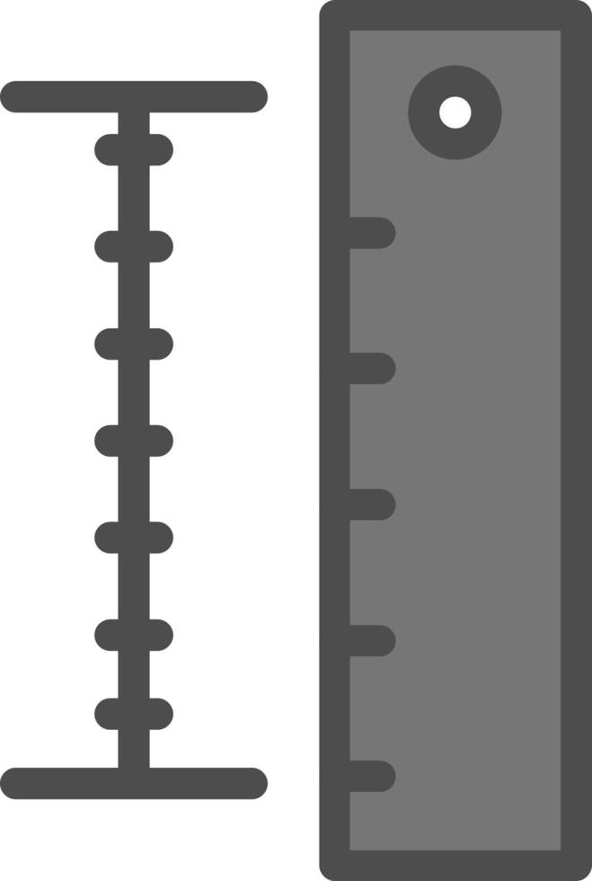 Ruler Combined Vector Icon Design