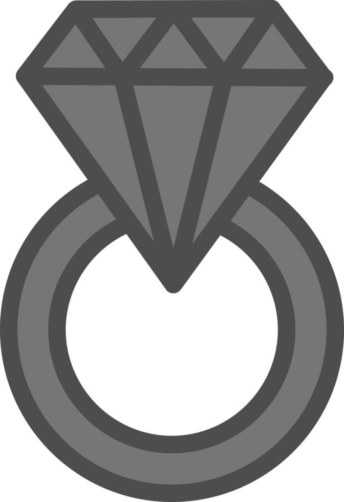 diseño de icono de vector de anillo