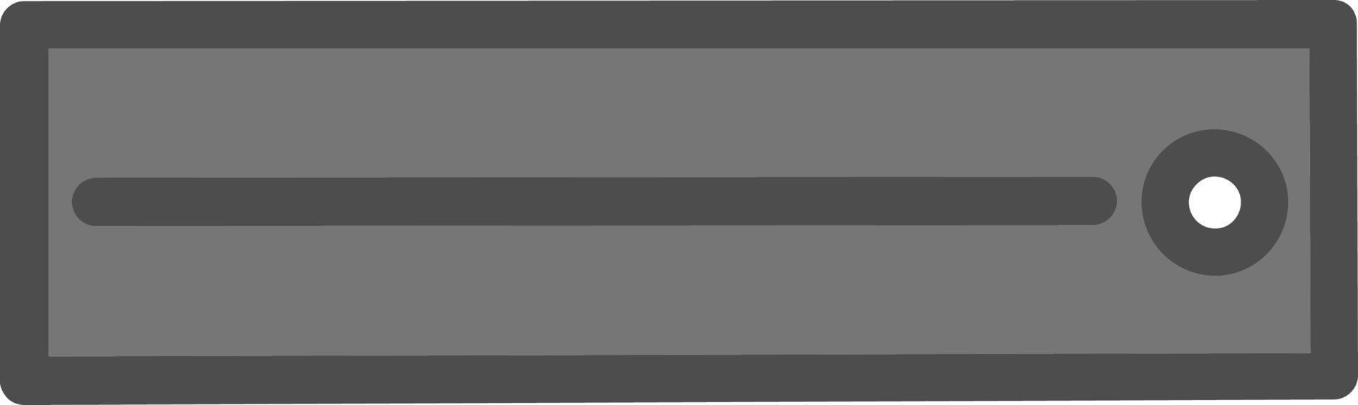 Ruler Horizontal Vector Icon Design