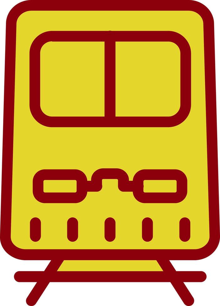 diseño de icono de vector de metro