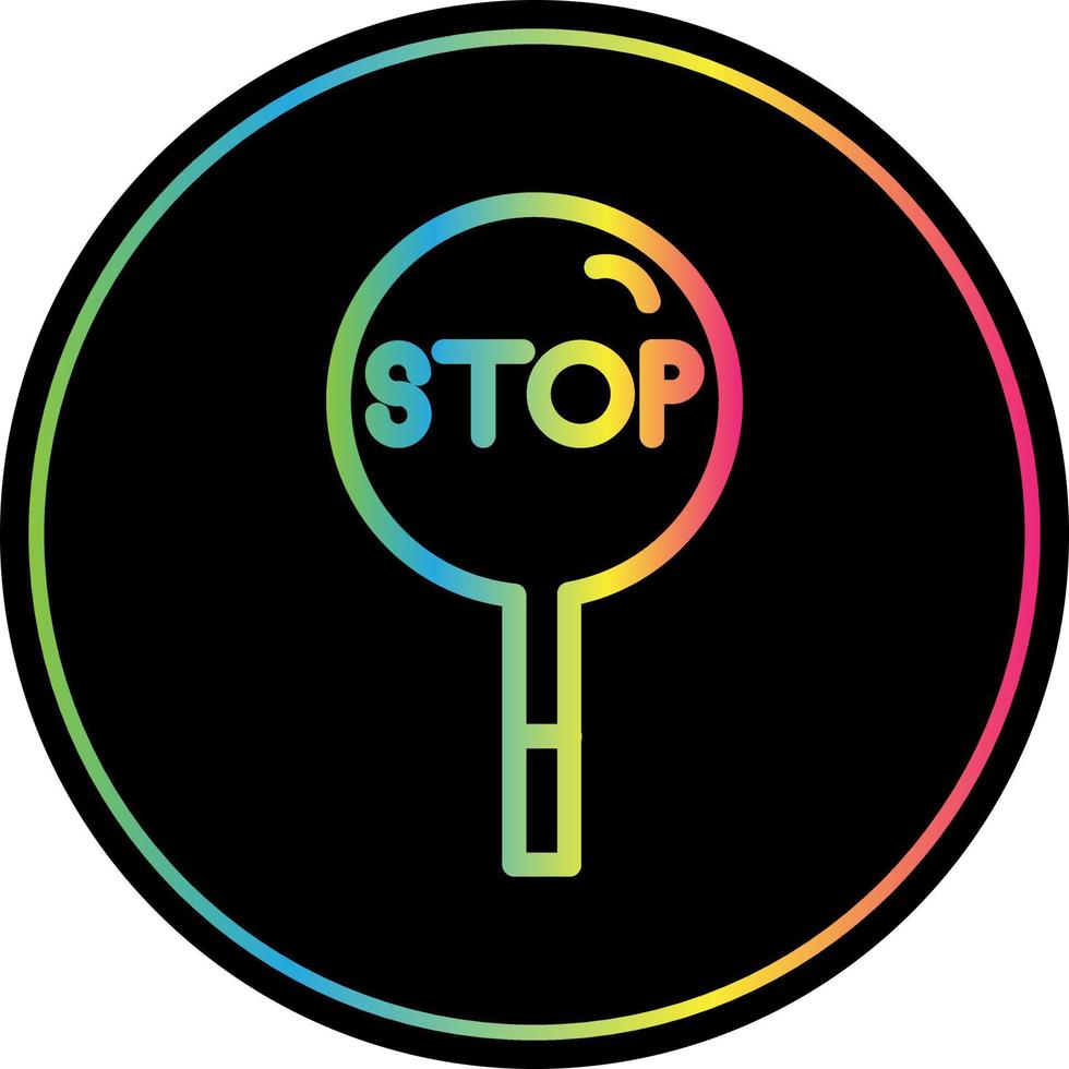Stop Vector Icon Design