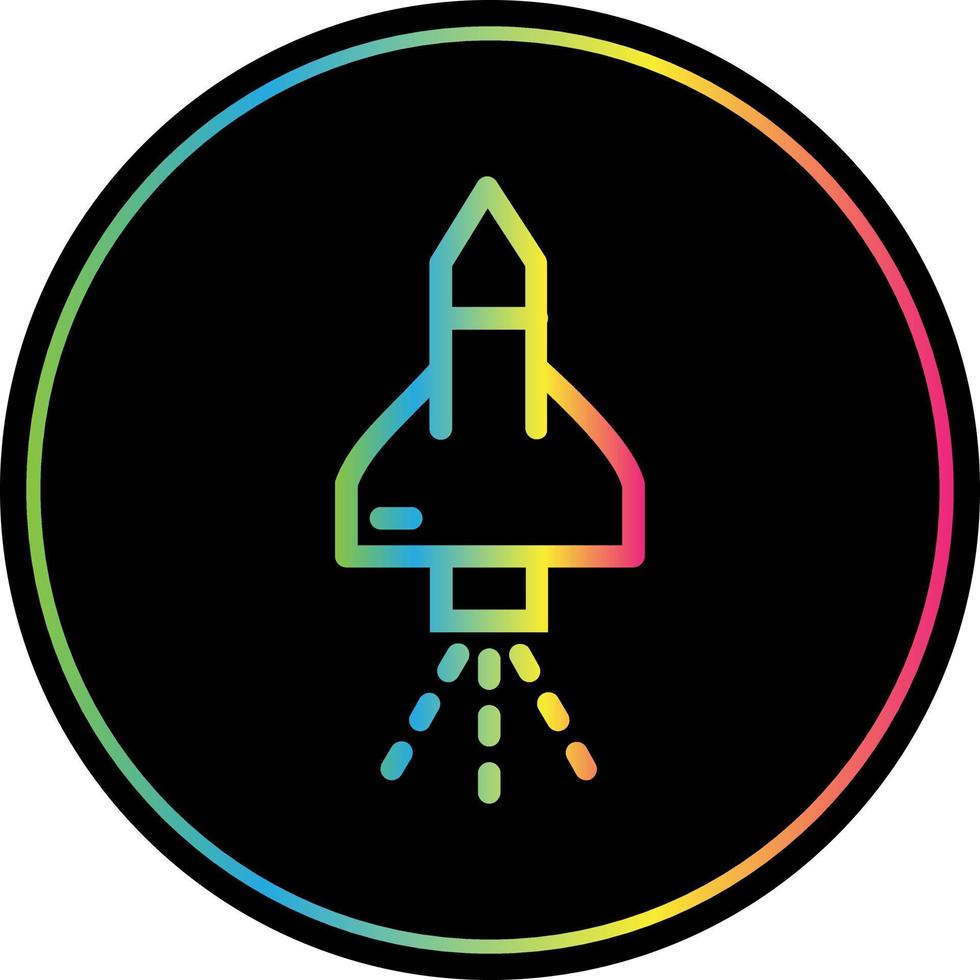 Space Shuttle Vector Icon Design