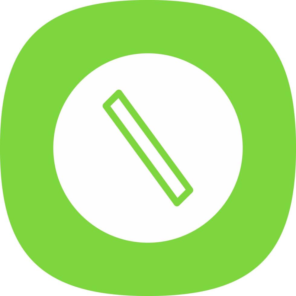 Slash Vector Icon Design
