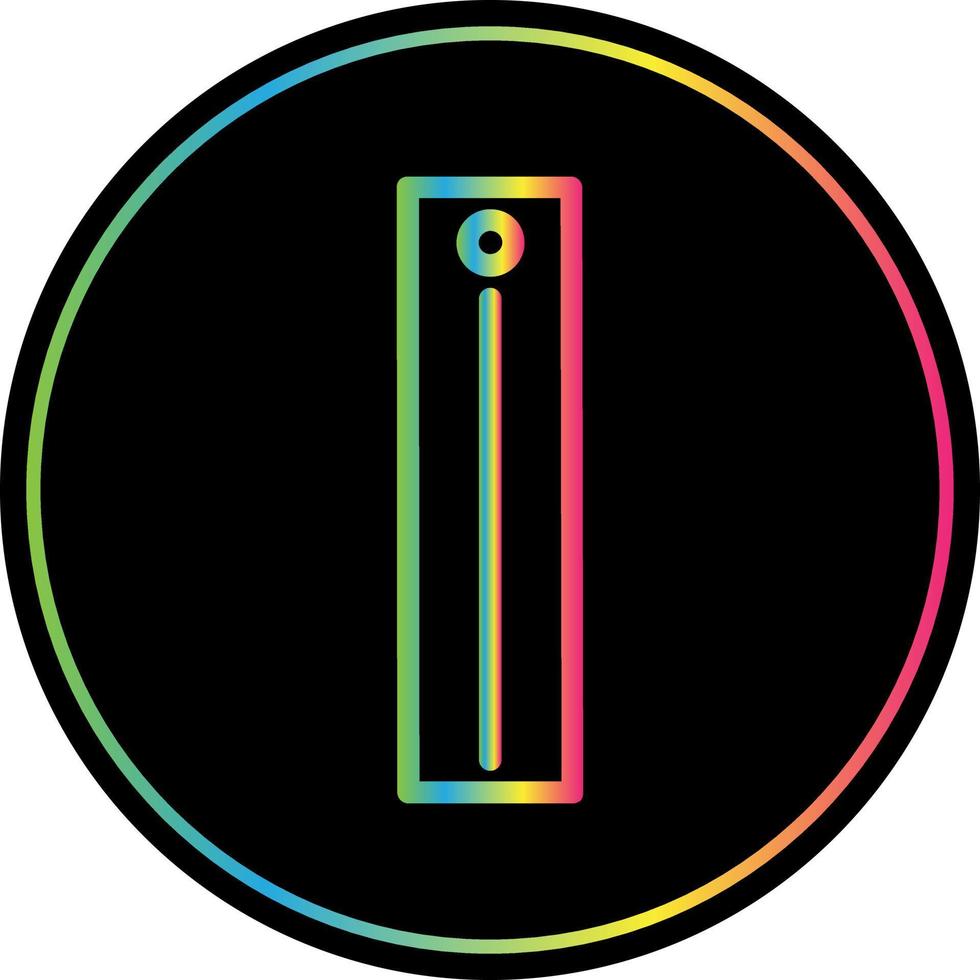 Ruler Vertical Vector Icon Design