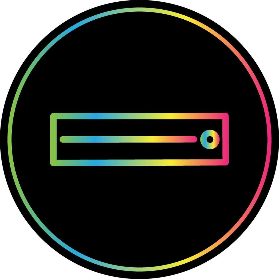 Ruler Horizontal Vector Icon Design