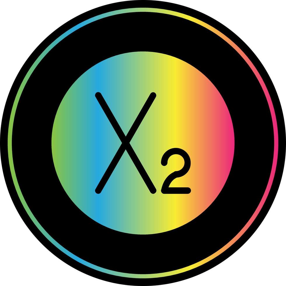 Subscript Vector Icon Design