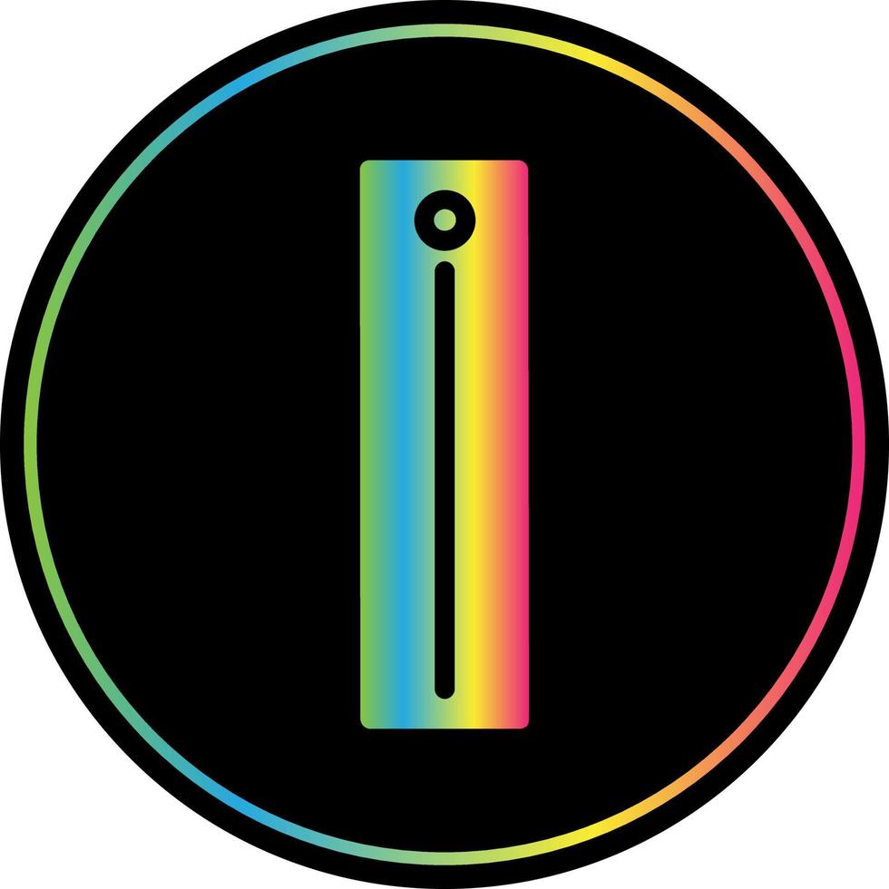 Ruler Vertical Vector Icon Design