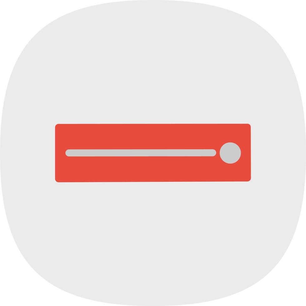 Ruler Horizontal Vector Icon Design