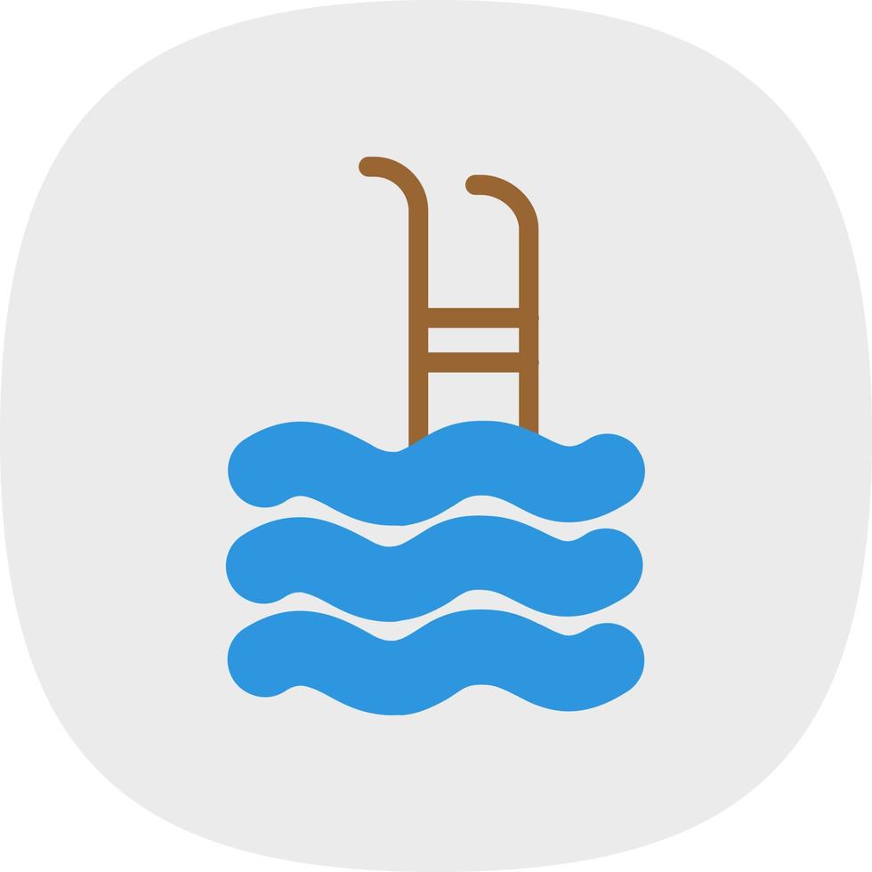 diseño de icono de vector de piscina