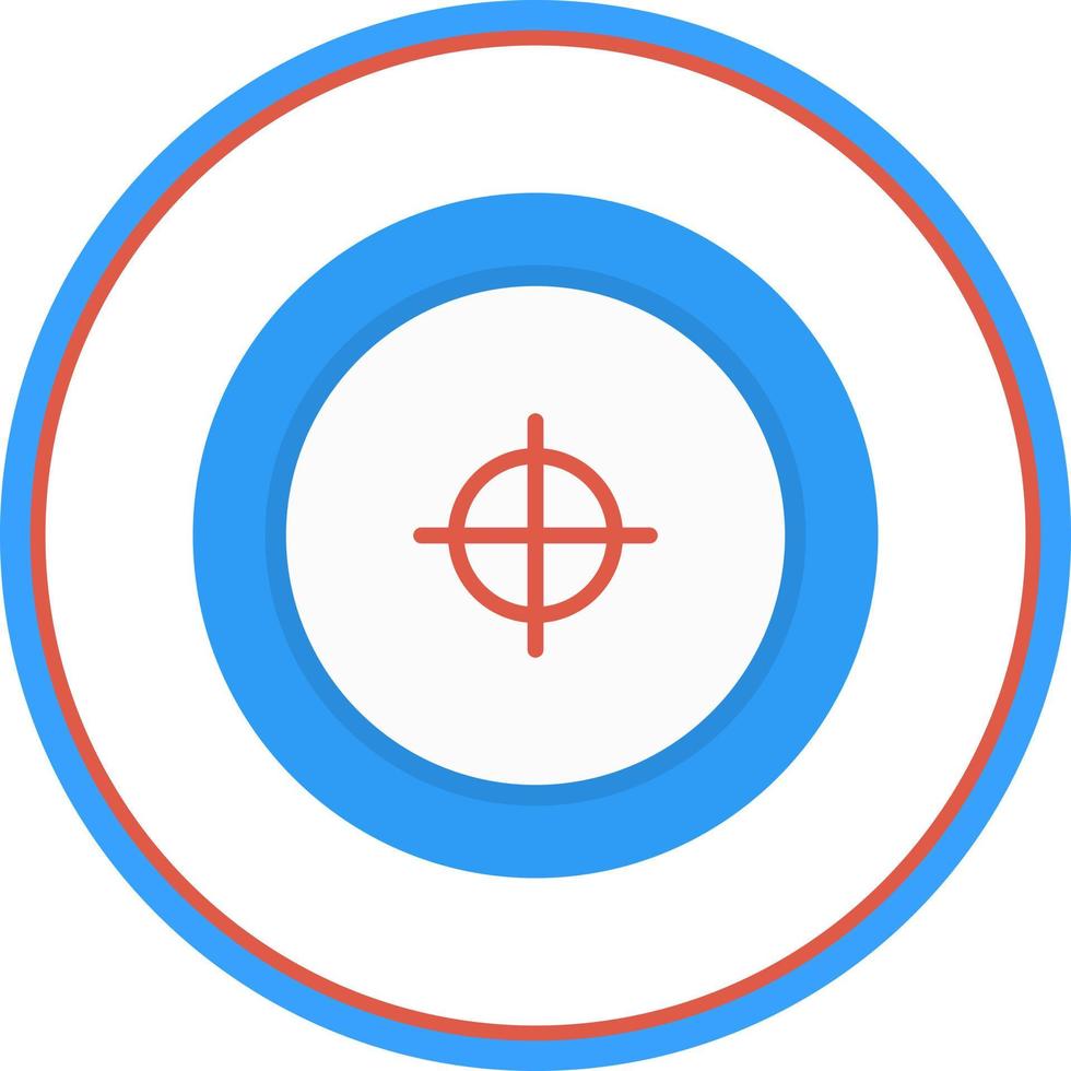 Shooting Line Vector Icon Design