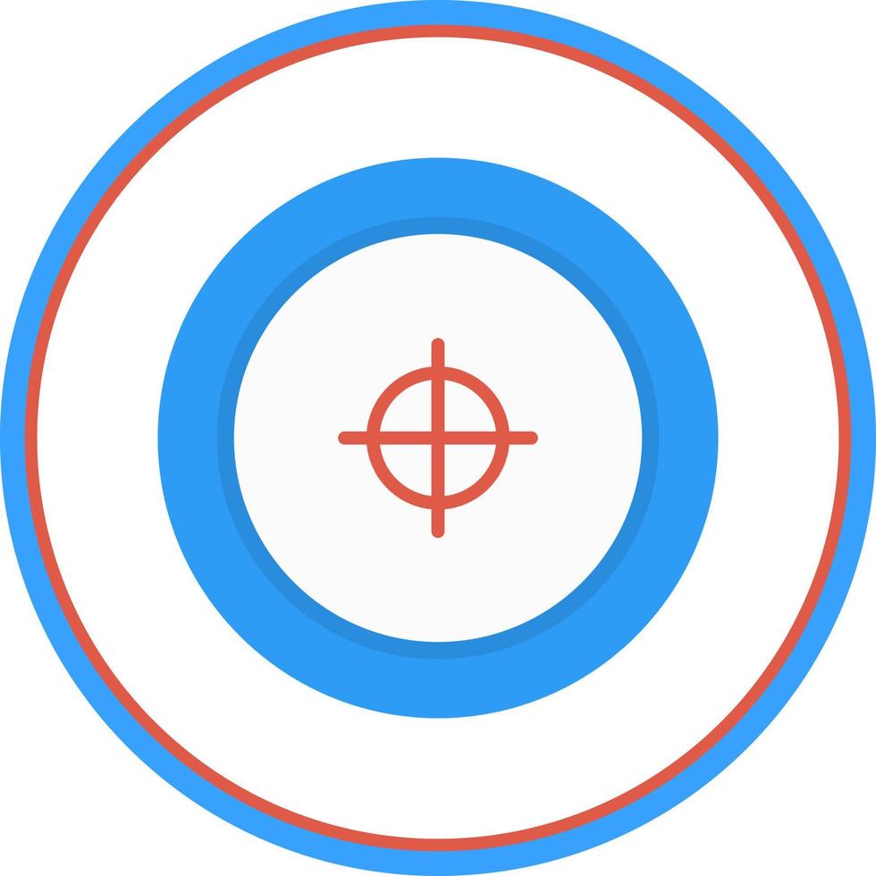 Shooting Line Vector Icon Design