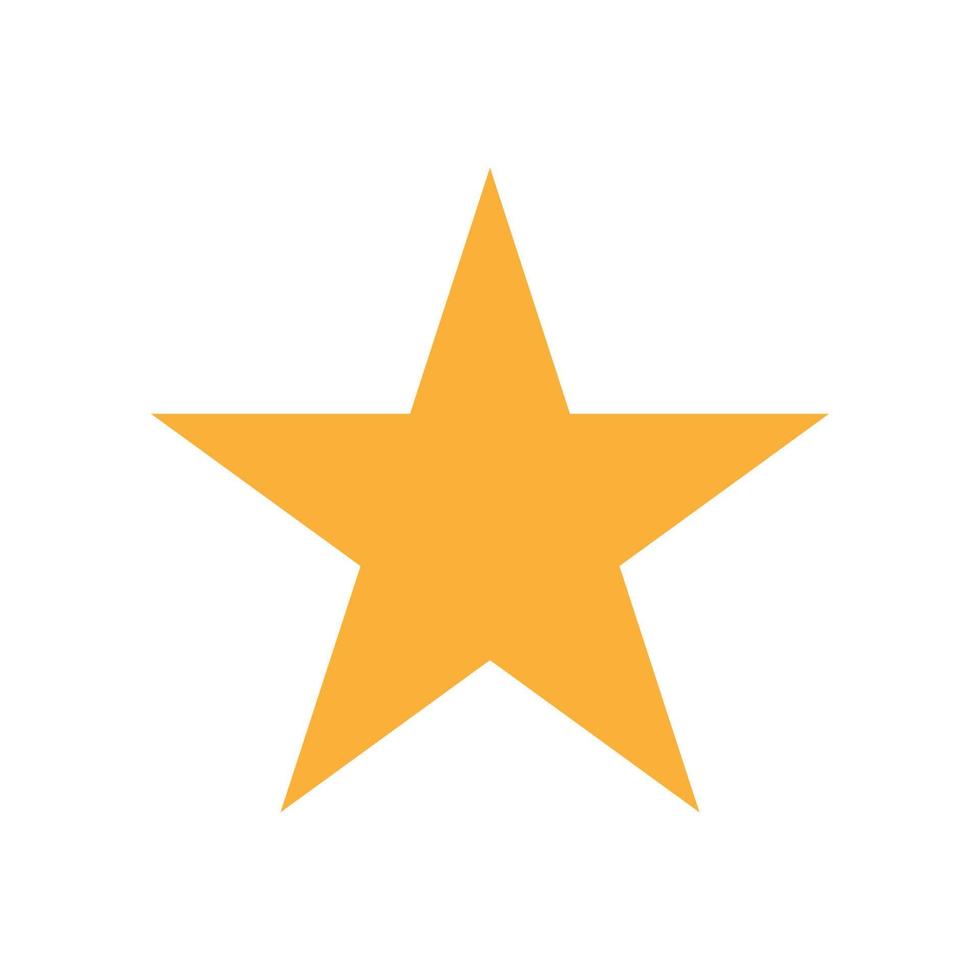 simple and trendy star logo vector
