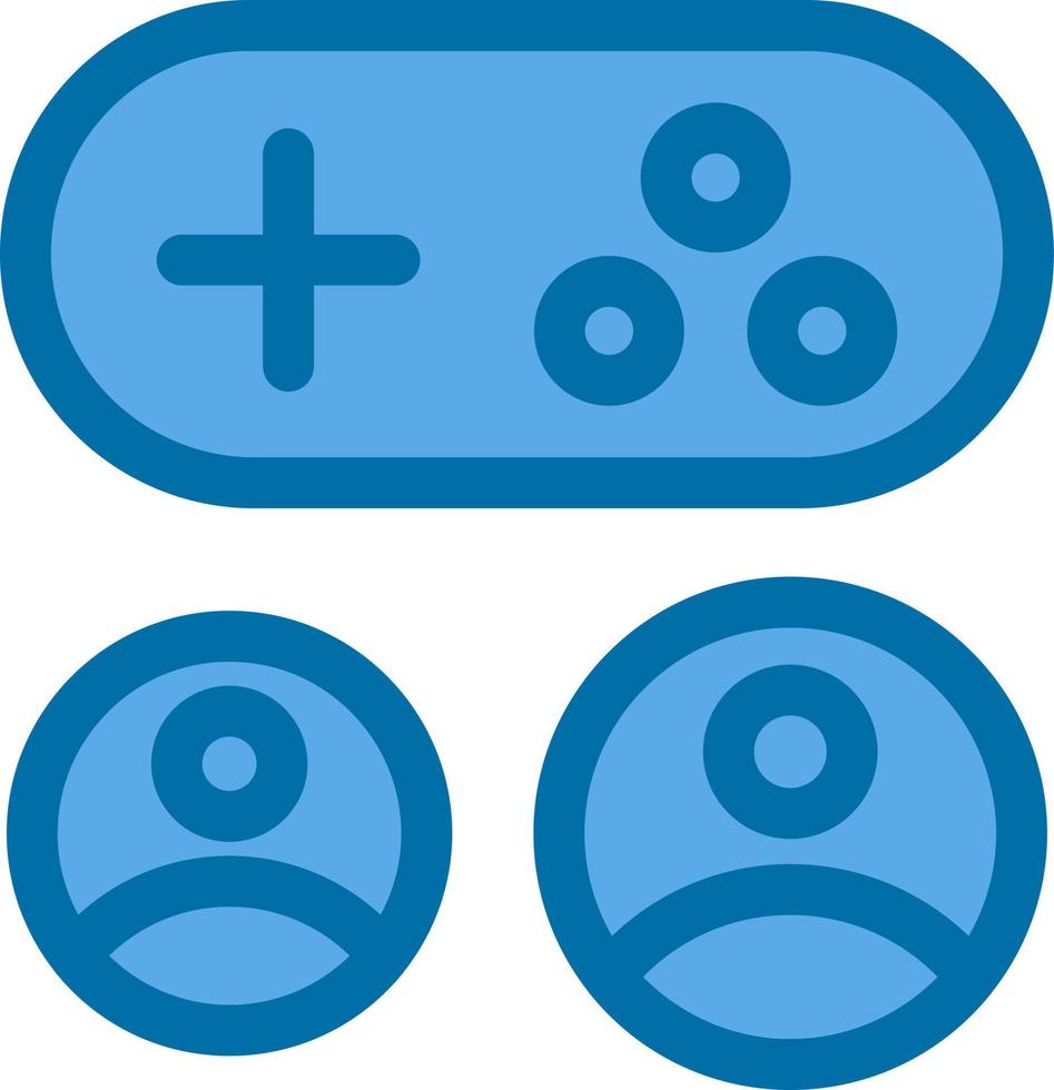Game Viewers Line Vector Icon Design