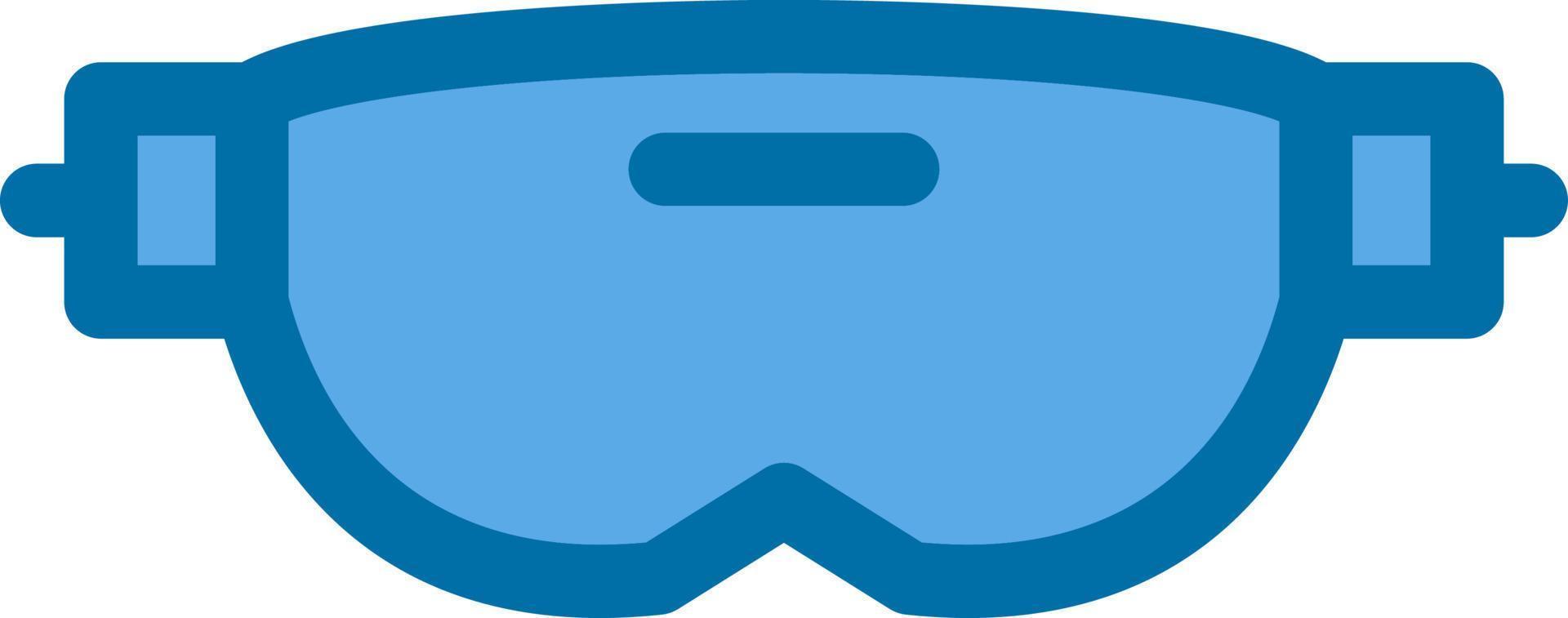 VR Glasses Line Vector Icon Design