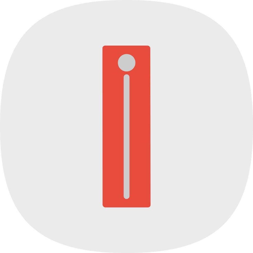 Ruler Vertical Vector Icon Design